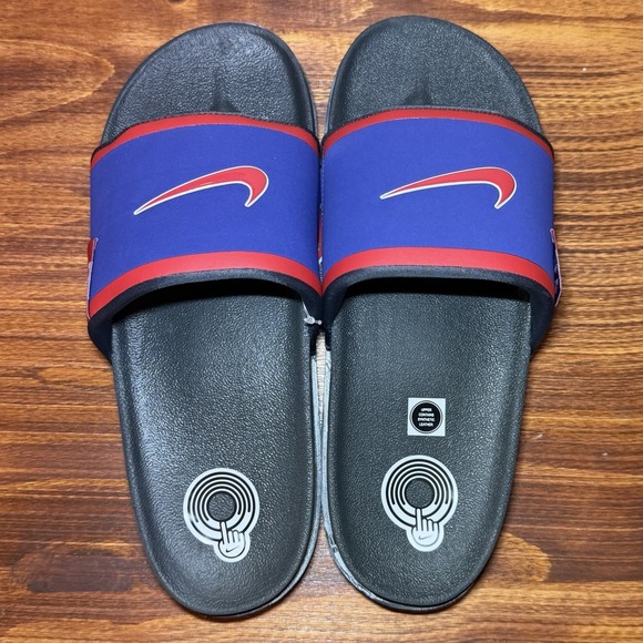 Nike Texas Rangers Mens Size 11 Offcourt Slides Sandals MLB Slip-On FN4456-400